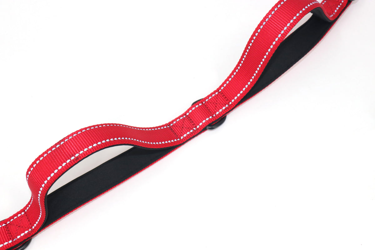 DU DA Pets 5-Handle Dog Leash – Dale Red